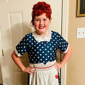 Lucille Ball, I love Lucy costume. Shoes (5.5) and wig included.